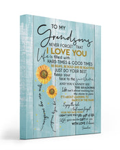Load image into Gallery viewer, Grandma Gift For Grandsons You Are My Sunshine Matte Canvas
