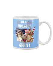 Load image into Gallery viewer, Keep America Great Yorkshire Terrier Gift For Dog Lovers Mug
