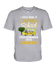 Load image into Gallery viewer, I Often Think Of Skipping School Gift For Kids Guys V-Neck
