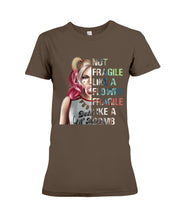 Load image into Gallery viewer, Cool Harley Quinn Not Fragile Meaningful Gift For Girl Ladies Tee
