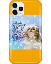 Load image into Gallery viewer, Angels And Shih Tzu Are Not Different Gift For Dog Lovers Phone case
