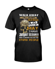 Load image into Gallery viewer, I Am A May Grumpy Old Man Custom Design For Birthday Gift Guys Tee
