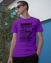 Load image into Gallery viewer, I'm Already Taken By    September Sexy And Crazy Girl For Birthday Gift Guys Tee

