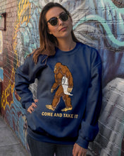 Load image into Gallery viewer, Bigfoot Come And Take It Simple Custom Design Sweatshirt

