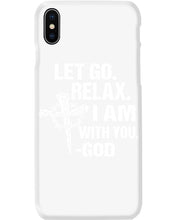 Load image into Gallery viewer, Let You Relax I Am With You Gray Background Phone case
