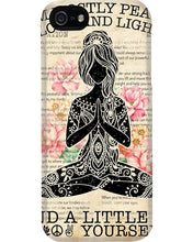Load image into Gallery viewer, I'm Mostly Peace Love And Light Yoga Gift For Yoga Lovers Phone case
