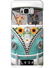 Load image into Gallery viewer, Lovely Phone Case With Hippie Bus Gift For Dachshund Lovers Phone case
