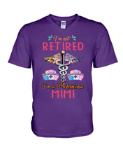 Load image into Gallery viewer, I'm Not Retrired I'm A Professional Mim Custom Gift For Nurse Guys V-Neck
