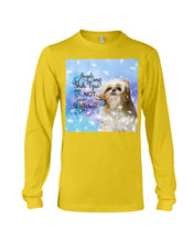 Load image into Gallery viewer, Angels And Shih Tzu Are Not Different Gift For Dog Lovers Unisex Long Sleeve

