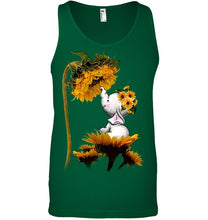 Load image into Gallery viewer, Elephant Sunflower Special Custom Design For Cute Girls Unisex Tank Top
