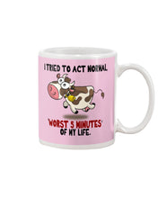 Load image into Gallery viewer, Cow Worst 5 Minutes Gift For Cow Lovers Mug
