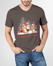 Load image into Gallery viewer, Cats We Wish You A Merry Christmas Gift For Cat Lovers Guys V-Neck
