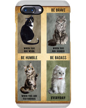 Load image into Gallery viewer, Cat Be Strong When You Are Weak Gift For Cat Lovers Phone case

