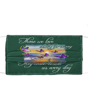Load image into Gallery viewer, Butterfly Sunset On Beach Those We Love Don't Go Away Gift For Lover Cloth Face Mask
