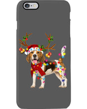 Load image into Gallery viewer, Beagle Gorgeous Reindeer Xmas Lights Gift For Dog Lovers Phone case
