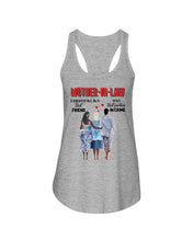 Load image into Gallery viewer, Daughter In Law's Best Friend Son's Best Partner In Crime Gift For Mom In Law Ladies Flowy Tank
