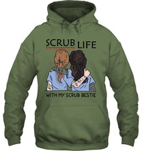 Load image into Gallery viewer, Scrub Life With My Scrub Bestie Gift For Friends Hoodie
