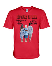 Load image into Gallery viewer, Daughter In Law's Best Friend Son's Best Partner In Crime Gift For Mom In Law Guys V-Neck
