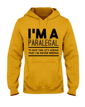 Load image into Gallery viewer, I'm A Paralegal   Special Unique  Custom Design Hoodie
