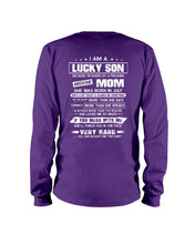 Load image into Gallery viewer, Gift For Son Who Raised By A Freaking Awesome July Mom She's A Bit Crazy Unisex Long Sleeve
