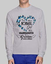 Load image into Gallery viewer, Gift For Angel Grandpa I'm A Granddaughter To A Grandpa With Wings Unisex Long Sleeve
