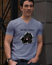 Load image into Gallery viewer, Labrador Retriever Six Feet People Unique Custom Design For Dog Lovers Guys V-Neck
