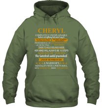 Load image into Gallery viewer, Cheryl Custom Name Gift A Warrior's Mentality With A Poet's Soul Hoodie
