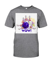 Load image into Gallery viewer, Bowling Wow Color Gift For Bowling Lovers Guys Tee
