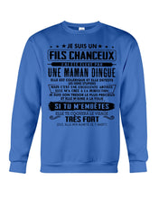 Load image into Gallery viewer, Je Suis Un Fils Chanceux Birthday Gift For Men Sweatshirt
