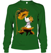 Load image into Gallery viewer, Elephant Sunflower Special Custom Design For Cute Girls Unisex Long Sleeve
