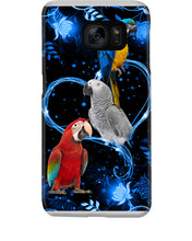 Load image into Gallery viewer, Lovely Phone Case Twinkling Blue Heart Gift For Parrots Lovers Phone case
