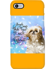 Load image into Gallery viewer, Angels And Shih Tzu Are Not Different Gift For Dog Lovers Phone case
