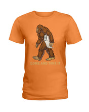 Load image into Gallery viewer, Bigfoot Come And Take It Simple Custom Design Ladies Tee
