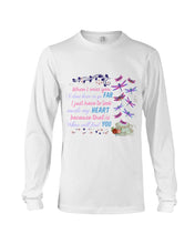 Load image into Gallery viewer, Butterflies When I Miss You I Just Have To Look Inside My Heart Gift For Lover Unisex Long Sleeve
