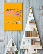 Load image into Gallery viewer, Butterflies When I Miss You I Just Have To Look Inside My Heart Gift For Lover Vertical Poster
