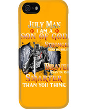 Load image into Gallery viewer, July Man Son Of God Birthday Meaningful Gift For Men Phone case
