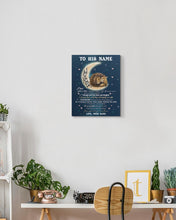 Load image into Gallery viewer, I'm So In Love With Every Little Thing About You Lion Custom Name Gift For Husband Matte Canvas
