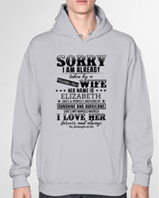 Load image into Gallery viewer, Gift For Husband I Love Here Forever And Always Hoodie
