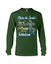 Load image into Gallery viewer, Chica De Junio Todo Lo Puedo En Cristo Que Me Fortalece Unisex Long Sleeve
