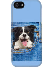 Load image into Gallery viewer, Border Collie In Denim Pocket Gift For Dog Lovers Phone case
