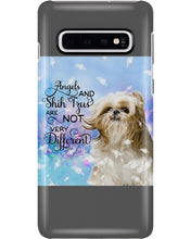 Load image into Gallery viewer, Angels And Shih Tzu Are Not Different Gift For Dog Lovers Phone case
