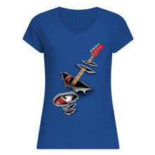 Load image into Gallery viewer, Funny Bass Inside Gift For Music Lovers Ladies V-Neck
