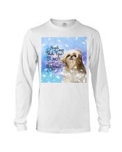Load image into Gallery viewer, Angels And Shih Tzu Are Not Different Gift For Dog Lovers Unisex Long Sleeve
