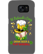Load image into Gallery viewer, Baseball Drink Beer Day St Patrick's Day Gift For Baseball Lovers Phone case
