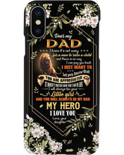 Load image into Gallery viewer, Lion Gift For  Papa You'll Always My Dad My Hero  Custom Design Phone case
