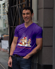 Load image into Gallery viewer, Cats We Wish You A Merry Christmas Gift For Cat Lovers Guys V-Neck
