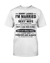 Load image into Gallery viewer, I'm Married To    June    Freaking Sexy Wife Trending For Birthday Gift Guys Tee
