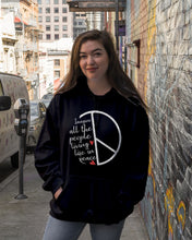 Load image into Gallery viewer, Image All The People Living Life In Peace Custom Design For Friends Hoodie
