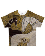 Load image into Gallery viewer, Market Trendz Black And White Horse Gift For Horse Lovers Guys Tee
