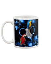 Load image into Gallery viewer, Lovely Phone Case Twinkling Blue Heart Gift For Parrots Lovers Mug
